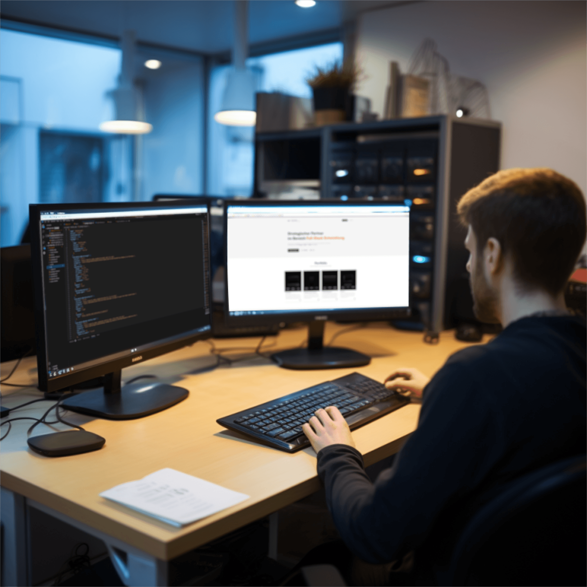 Nach der Freigabe der Entwurfsvorlagen gehen wir zur eigentlichen Entwicklung der Software über. Unsere erfahrenen Entwickler setzen die geplanten Funktionen und Features um, wobei wir stets die höchsten Qualitätsstandards einhalten.
